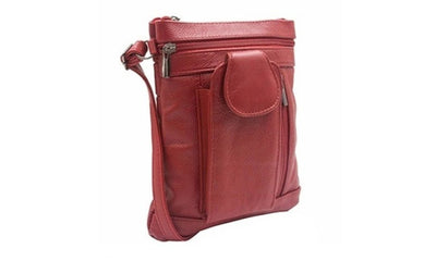 On-The-Go Soft Leather Crossbody Bag with Plus-Size Option