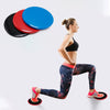 Sport Core Dual-Sided Exercise Gliding Disc & Non-Slip Yoga Stability Ball with Inflator