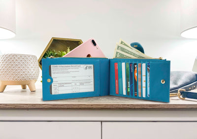 RFID Blocking Bifold Multi Card Case Wallet with CDC Card Slot