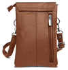 Genuine Leather Cell-Phone Crossbody Wallet Purse