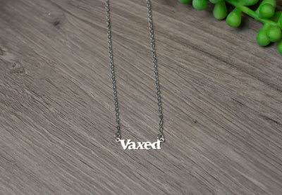 “vaxed” pendant necklace